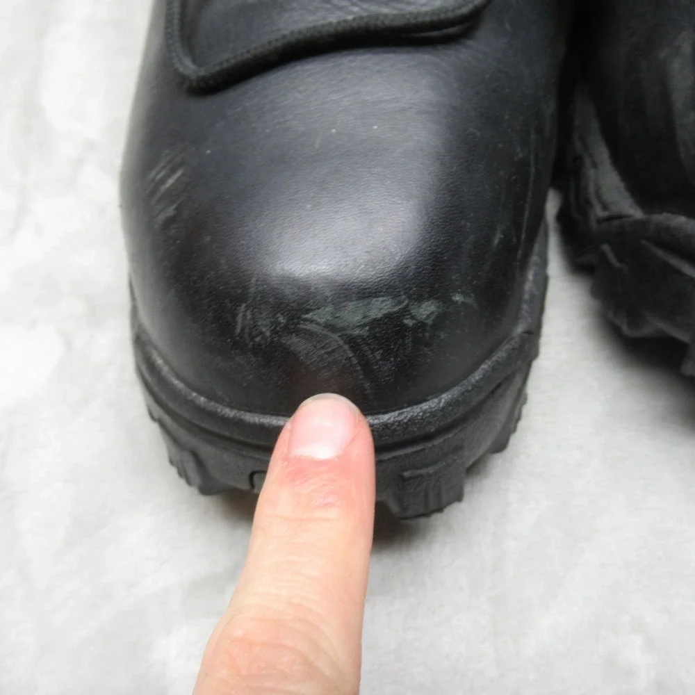 Rocky Mens 9M Boots‎ Black Leather Waterproof R6004 6